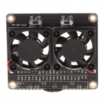 Raspberry Pi 4B Dviejų ventiliatorių Raspberry Pi 4B Radiatoriaus rinkinys Raspberry Pi 4B GPIO