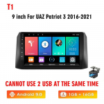 Icreative Android automobilio radijo vaizdo grotuvas, skirtas UAZ Patriot 3 2016-2021 GPS Auto BT Stereo Carplay WIFI 1280*720P 2 Din