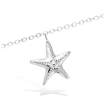 Les Tr&eacute;sors De Lily [R3866] - Bracelet Argent 'Etoile des Mers' argent&eacute; (rhodi&eacute;) - 12 mm