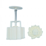 Mung pupelių pyrago forma su 1 ruonio gėle Rudens vidurio mėnulio pyrago formelių rinkinys rankomis spaustas sausainis desertas pasidaryk pats konditerijos kepimo įrankis