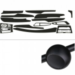 1 rinkinys 3D anglies pluo&scaron;to ra&scaron;to interjero lipdukų &bdquo;pasidaryk pats&ldquo;, skirtas BMW X5 F15 2008&ndash;2018 m.