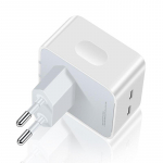 C tipo prievadas USB C įkroviklis C tipo prievadas greitas įkrovimas Dvigubo tipo c įkrovimo galvutė kelionei Pd40w greitasis įkroviklis Eu Uk maitinimo adapteris EU
