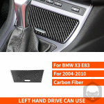 Skirtas BMW X3 E83 2004 2005 2006 2007 2008 2009 2010 Anglies pluo&scaron;to lipdukas Centrinio valdymo pavarų dėžės i&scaron;leidimo angos interjeras automobiliui 13 LHD