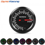 Dynoracing 2  52 mm 7 spalvų LED automobilio oro degalų santykio matuoklis siaurajuostis oro degalų santykio matuoklis su didelės spartos varikliu