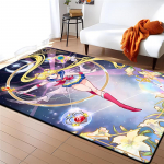 Sailor Spausdintas kilimas Svetainė Namų poilsio kilimėlis Mėnulio kilimėlis virtuvės kilimėlis Sofa Stalas Kilimėlis mergaičių kambario kilimėlis Neslystantis kėdės pagalvėlė 100x150cm(39x59 in)