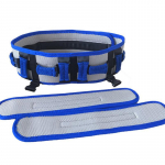 Ėjimo diržo reabilitacijos pagalbinės diržo kojų kilpos Slaugos saugos eisenos pagalbinis prietaisas Fizinės terapijos treniruotės S mėlyna