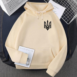 Ukraine Hoodie Vyri&scaron;kas megztinis Zelensky Ukrainian vyri&scaron;kas megztinis Harajuku Fleece žiemos stovas su Ukrainos megztiniu su gobtuvu XL