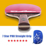 Deeplin 6 Stars Pro Carbon Structure stalo teniso raketė Ddvigubi spuogeliai - Guminė stalo teniso raketė Tenis De Mesa stalas