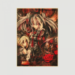 Anime Idol Animacinių filmų dainininkas Miku Plakatas HD spausdinimas Kraftpopierius Retro siena Meno paveikslėliai Miegamojo Dekoratyvinė tapyba Namų dekoro dovanos 42x30cm