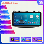 Hizpo 9'' 10,33 colio 2 din Android Autoradio GPS, skirtas Mazda 3 Mazda3 2011&ndash;2013 Automobilių radijas Multimedijos vaizdo grotuvas Sumanus ekranas Carplay Auto 4G S5 8Core 4G 64G AI
