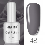 ROSALIND 15 ml Nagų gelinis lakas Semi Permanent Soak Off UV gelinis nagų lako pagrindas vir&scaron;utinis gelinis lakas