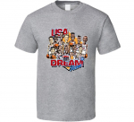 Dream Team Retro Caricature Krep&scaron;inio Unisex mar&scaron;kinėliai S