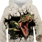 Madingas spalvotas žaidimų pultelis, 3D spausdinimas, mielas ir jaukus džemperis, skirtas berniukui, su&scaron;ildys jį ir stilingas vaiki&scaron;kas megztinis su gobtuvu. 140