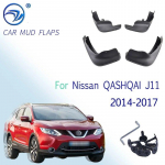 4PCS / set car styling Splash Guard Mud Guards Mud Flaps MudGuards Fit For 14-17 Nissan QASHQAI J11 Defensa
