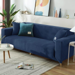 Velvet pliu&scaron;inis sofos užvalkalas Stretch viskas įskaičiuota sofos užvalkalai svetainei Tvirti sofos užvalkalai fotelio užvalkalai 4seater 235-300cm