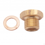Trumpas temperatūros matavimo prietaiso adapteris 1/8 NPT lizdo prie M14 X 1,5 ki&scaron;tuko