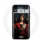 Coque Iphone XS Estocolmo la casa de papel