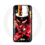 Coque Iphone XS Formula 1 Sebastian Vettel