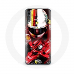 Coque pour Huawei p20 Formule 1 Sebastian Vettel F1 Rouge