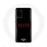 Coque pour Samsung Galaxy S11 Plus Elite Saison 5 Logo Rouge Fond Noir juoda