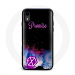Coque pour Iphone X Exo Groupe K-pop Logo Chanson Promise