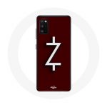 Coque pour Oppo A16 Ozark Saison 4 Logo Z Blanc Fond Rouge