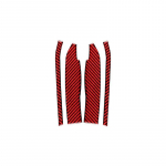 4 vnt. Automobilio centrinės konsolės panelio dekoratyvinis lipdukas, anglies pluo&scaron;tas, skirtas Subaru BRZ Toyota GT 86 2016- Automobilio salono aksesuarai LHD juoda