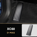 &bdquo;Volvo XC60 XC90 S90 V90 2018&ldquo; &ndash; nerūdijančio plieno automobilio akceleratoriaus degalų pedalo stabdžių kojos atramos pedalų dangtelių priedai
