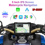 5-inch IPS Touch Screen Motorcycle Navigation, GPS Navigation, 2024, Carplay, Android auto, IP67 waterproof, Dual Bluetooth
