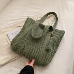 Vasarinis austas pečių krep&scaron;ys Moteri&scaron;kas paplūdimio krep&scaron;ys Moteri&scaron;kas &scaron;iaudinis megztas rankų darbo didelės talpos rankinė Piniginė Kelioninis kutas pirkėjo krep&scaron;ys