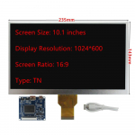 3,5/4,3/5/6,5/7/8/9/10,1 colio LCD ekranas TFT IPS &bdquo;pasidaryk pats&ldquo; monitoriaus tvarkyklės valdymo plok&scaron;tė HDMI Raspberry Pi ne&scaron;iojamo kompiuterio antrinis ekranas