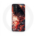 Coque Samsung Galaxy A14 4G One piece Luffy &eacute;nerv&eacute; art manga anime