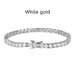 Teniso apyrankės Originalios apyrankės moterims Vyras 5mm 17cm&All moissanite