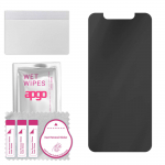 apgo Privacy Matte Hybrid protective glass compatible with Doogee X60L, flexible nano glass, great replacement for tempered glass, scratch-resistant,