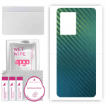 apgo Protective Skin Sticker for the back compatible with Oppo A56S, Wrap Film, Foil, Vinyl - Pattern Carbon Chameleon CAKA1