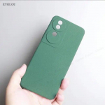 &bdquo;Sony Xperia 1 VI Matte Sandstone&ldquo; mink&scaron;tas dėklas, skirtas &bdquo;Sony Xperia 10 VI&ldquo; fotoaparato apsaugai, smūgiams atsparus silikoninis TPU buferis itin plonas Sony Xperia 1 VI žalia