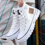 Madingi vyri&scaron;ki populiarūs drobiniai auk&scaron;takulniai batai Vyri&scaron;ki laisvalaikio &scaron;aunūs gatvės stiliaus batai Hiphopo sportbačiai paaugliams