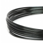 Papuo&scaron;alai 1/1,5/2/2,5 mm Mink&scaron;ti rankdarbių aksesuarai 1 vnt. 1mm*10m juoda