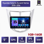 Android Carplay Car Radio Multimidia Vaizdo grotuvas Navigacijos GPS skirtas Hyundai Solaris Accent Verna 2010-2016 2din Head Unit 2+32GB 1+16GB