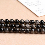 30 vnt natūralaus aukso obsidiano apvalūs karoliukai gražūs daugiaspalviai karoliukai rankų darbo apyrankės karoliai papuo&scaron;alai rankų darbo karoliukai priedai 4mm(90pcs) sidabras