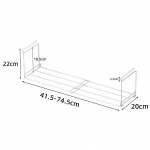 Vonios spintelės pakabinamas krep&scaron;ys, i&scaron;plečiamas tualeto praustuvo laikymo stovas, praustuvas, kriauklė, tualeto reikmenų stovas balta