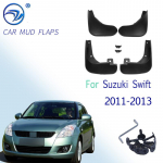 Priekiniai galiniai purvasaugiai, skirti Suzuki Swift 2011 2012 2013 m. sparnų apsaugai purvasaugiai purvasaugiai automobiliui 2011-2013