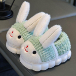 Vaikų &scaron;iltas neslystantis animacinis filmas Fluffys Triu&scaron;is Medvilninės &scaron;lepetės vaiki&scaron;kos &scaron;lepetės 22-23 rožinė