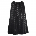 Xitao Sequin Patchwork elastingas juosmens sijonas GJ1084 M juoda