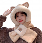 Naujos kepurės moterims ausims Hairy Bomber žiemos pliu&scaron;inė &scaron;ilta trys viename kepurė moterims Pastorinta terminė ausų apsauga slidinėjimo kepuraitė