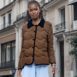 Clip Cotton Light Maža medvilninė striukė Pavasario ir rudens mados moteri&scaron;ka striukė S balta