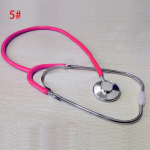 Ne&scaron;iojamas medicininis vienos galvos stetoskopas, profesionalus auskultacijos echometro pagalbinė priemonė gydytojai slaugytojai 3# rožinė