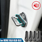 Automobilio durelių užrakto garso slopintuvas, durų smūgio slopintuvo buferis, skirtas Mercedes Benz ABCE klasės GLA GLB GLC EQB EQA CLA bar&scaron;kėjimas juoda
