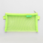 Skaidrus tinklinis pie&scaron;tuko dėklas Paprastas užtrauktuku užtraukiamas ra&scaron;iklio mai&scaron;elis didelės talpos stacionarus organizatorius pie&scaron;tukų laikymo krep&scaron;ys mokykliniai reikmenys