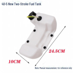 Vejapjovės ir krūmapjovės alyvos indas, skirtas GX35 ir kt 40-5 new two-stroke